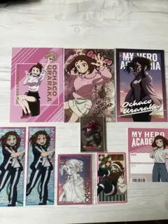 麗日お茶子 カード・ブロマイド・ステッカー