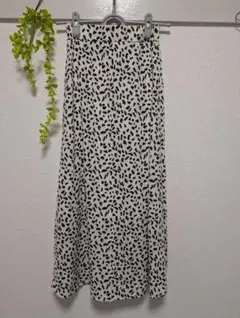 グレイル　レオパード柄　Aラインロンスカ