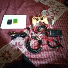 PlayStation 2 SCPH-75000 本体と付属品とPS2専用ソフト