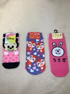 ディズニー ミニーとウサギのソックス3足セット