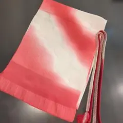 赤と白のグラデーション帯締め 帯揚げセット