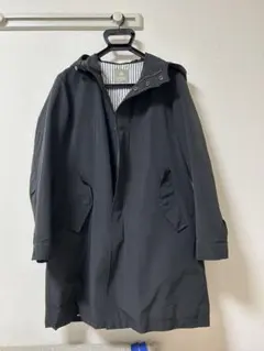 極美品！ナノユニバース フーデッド 中綿コート Mブラック メンズ　最終値下げ！