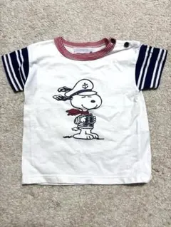 【美品】プチバトー × スヌーピー Tシャツ 80サイズ相当 半袖