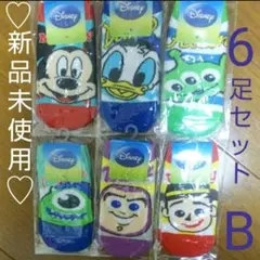 新品未使用♡ディズニー キッズソックス 靴下 6足／Disney