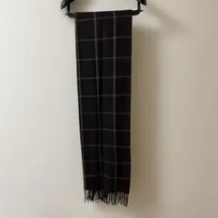 UNIQLO ユニクロ ヒートテックマフラー チェック柄 ブラウン
