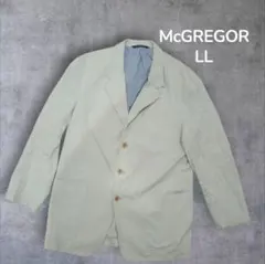 【微汚】 McGREGOR 長袖 ロングコート アウター LL ホワイト A28