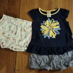 70サイズ 赤ちゃん 上下セット 夏服