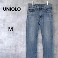 ユニクロ デニム ジーンズ レディースM 色落ちあり カジュアル きれいめ兼用