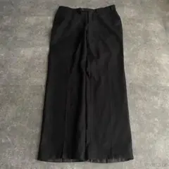 90s ワイドスラックス ブラック系 ユーロヴィンテージ