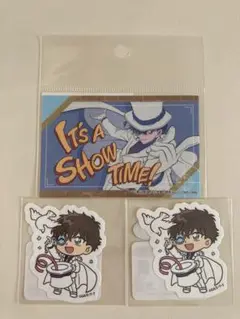 【新品未開封】怪盗キッド コナンランド ダイカットステッカー メモリアルシーン