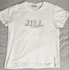 JILLbyJILLSTUART オーガニック刺繍ロゴTシャツ シルバーラメのサムネイル