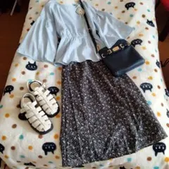 新品・美品セット売り（ライトブルー&花柄）