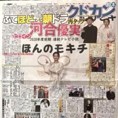 デイリースポーツ 新聞記事 6/5 河合優実 香取慎吾 上川隆也 木村文乃のサムネイル
