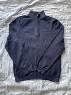 Eddie Bauer コットンハーフジップニット