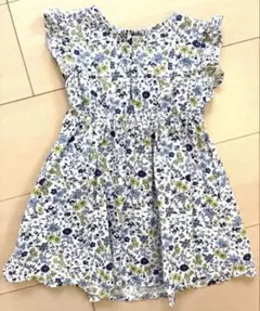 美品　SERAPH 花柄ワンピース 80cm ベビー服　ワンピース　セラフのサムネイル