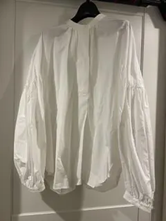 ENFOLD ホワイト バルーン袖　シャツ 38