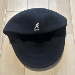 KANGOL ハンチング帽 黒 Mサイズ