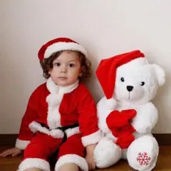 即日発送 サンタコスチューム 子供サンタ サンタコスプレ