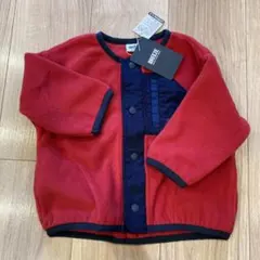 80 BREEZE フリース ジャケット 赤 レッド カーディガン