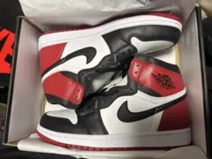 美品 エアジョーダン1 レトロ ハイ ブラックトゥ 28.0cm