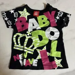 BABYDOLL 半袖Tシャツ ブラック 90cmのサムネイル