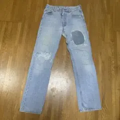 Levi’s 501 クラッシュデニム グランジ Y2K 雰囲気⭕️
