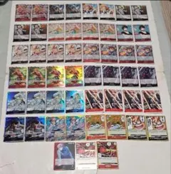 ワンピースカード　赤黒コビーデッキ　フラシ