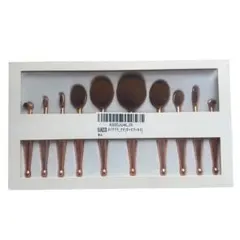 SUNZOS（サンゾス） メイクブラシ 10本セット（ローズゴールド）