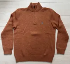 ポロ ラルフローレン ハーフジップ ラムウール ニット セーター