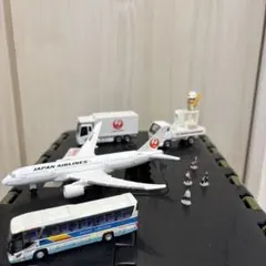 日本航空 ミニカーセット 航空機とトラック