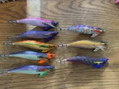 DAIWAエメラルダス他 DUEL・SHIMANO ティップランエギ まとめ売り DAIWAエメラルダス他 DUEL・SHIMANO ティップランエギ まとめ