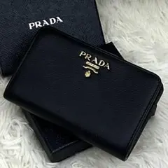 ✨Sランク✨ PRADA ミニ財布 サフィアーノレザー サフィアーノ バイ