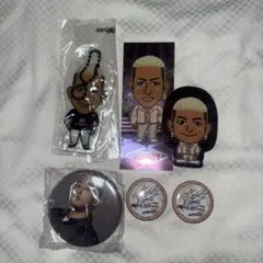 関口メンディー クリアチャーム 千社札 缶バッチ