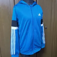 【adidas】アディダス ウィンドブレーカー フード パーカー 160 新品