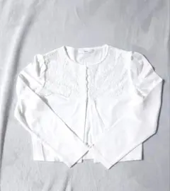【Rene】新品・未使用！ホワイトレースボレロのサムネイル