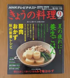 きょうの料理　 2011年9月号　テレビテキスト　夏の疲れに養生ごはん