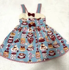 シャーリーテンプルカフェプリント限定ワンピース