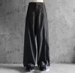 00s ARMANI COLLEZIONI wide glossy slacksのサムネイル