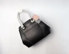 定価42,900円 新品 サマンサタバサ スタッズレザーハンドバッグ ブラック