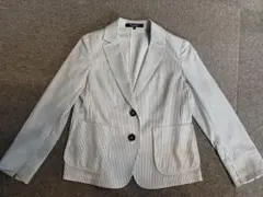 BRAHMIN ストライプ テーラードジャケット 38 M