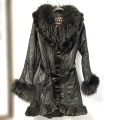 伊太利屋　ダウン90% ダウンコート　レオパード　フォックスファー　L 11 2025年最新】伊太利屋 レディース ダウンジャケットの人気アイテム