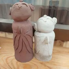 素焼き お地蔵様 置物 1から7の各セット980円