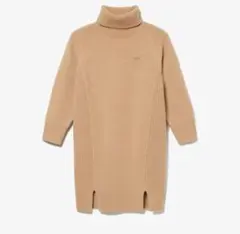 Lacoste　ミドルゲージタートルネックニットドレス　ニットワンピース