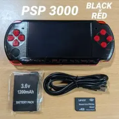 PSP ブラック レッド 本体 付属品 ソニー　634