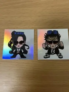大佑祭り メンバーシール kazu 静海 ステッカー 2枚セット