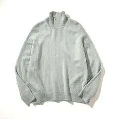 【美品】AURALEE　ベビーカシミヤ100% ニット セーター　ハイネック　1