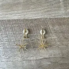 アネモネ　イヤリング　星　トゲドゲのサムネイル