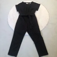 黒と白のストライプ セットアップ