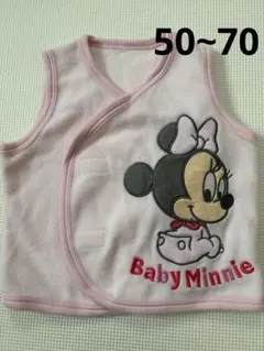 ディズニー ミニー ベビーベスト 50~70