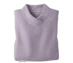 ニットが苦手な方にも優しいプルオーバー　長袖　裏起毛 M